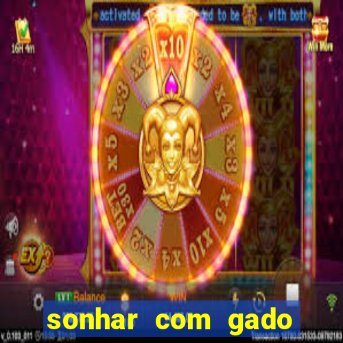 sonhar com gado jogo do bicho